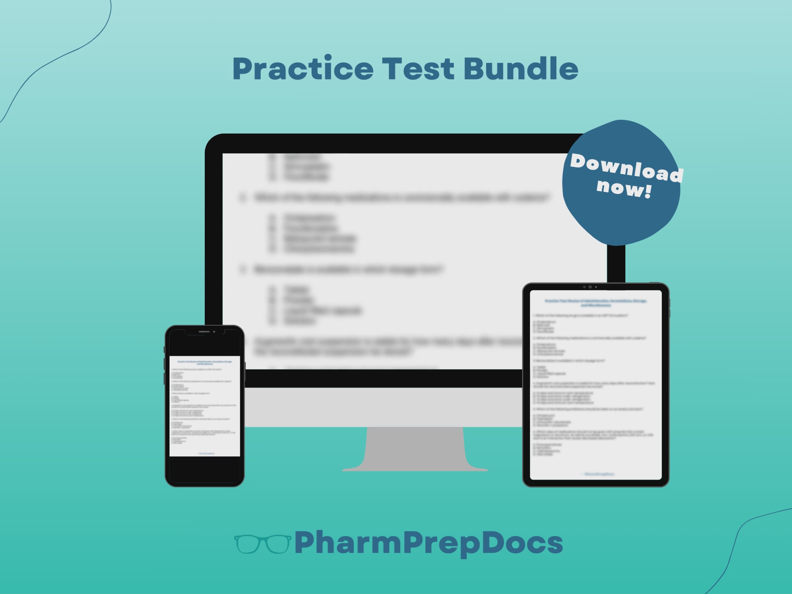 Pharmacy Technician Certification Exam Practice Test Bundle