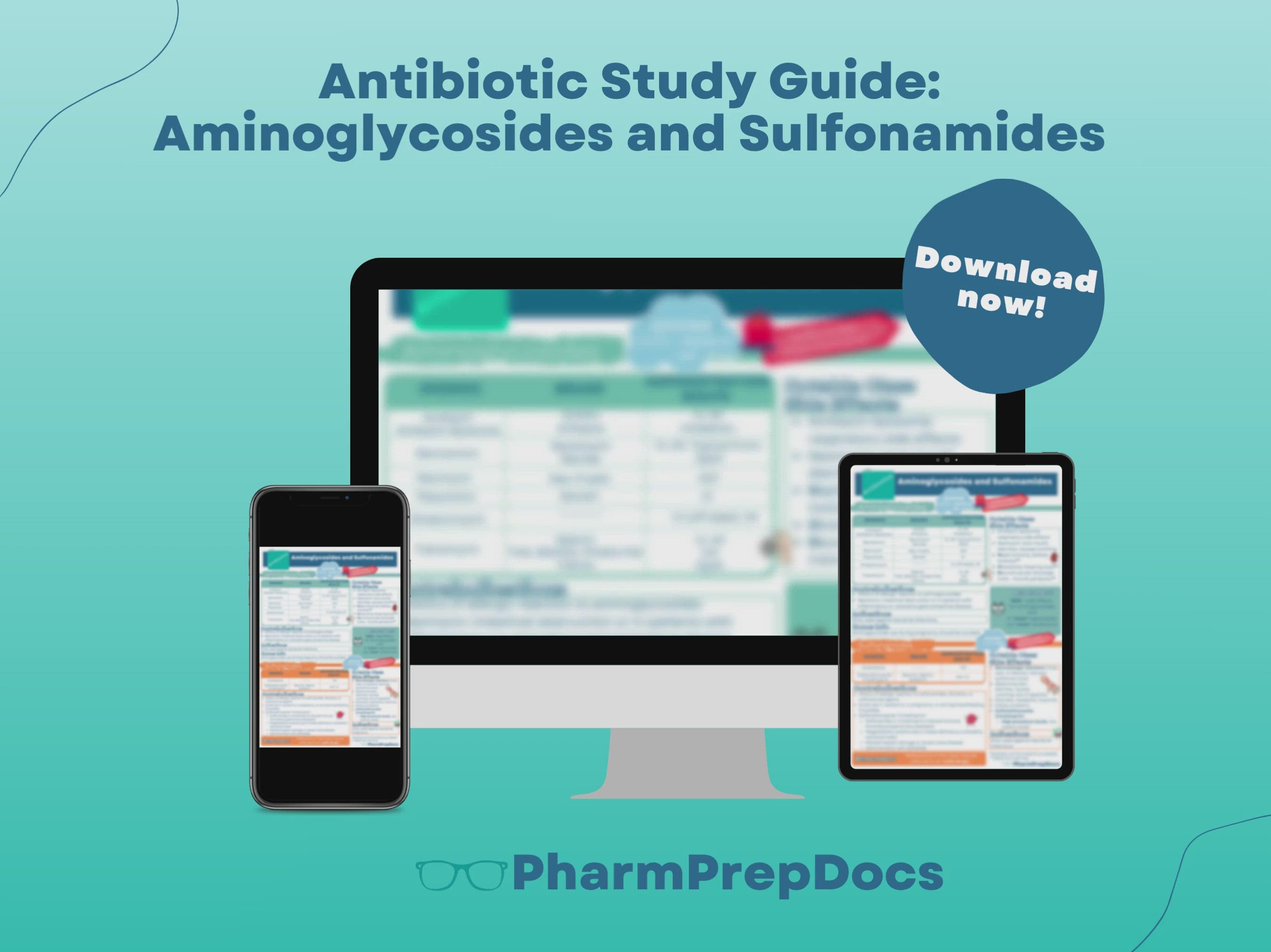Antibiotic Study Guide: Aminoglycosides and Sulfonamides